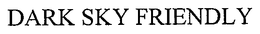 DARK SKY FRIENDLY trademark