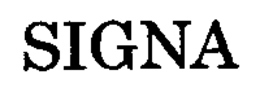 SIGNA trademark