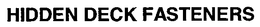 HIDDEN DECK FASTENERS trademark