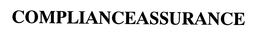 COMPLIANCEASSURANCE trademark