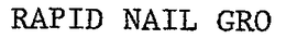 RAPID NAIL GRO trademark