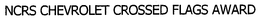 NCRS CHEVROLET CROSSED FLAGS AWARD trademark