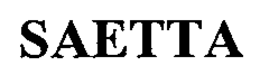 SAETTA trademark