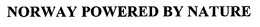 NORWAY POWERED BY NATURE trademark