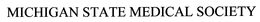 MICHIGAN STATE MEDICAL SOCIETY trademark