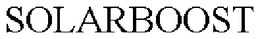 SOLARBOOST trademark