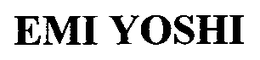 EMI YOSHI trademark