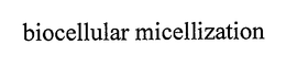 BIOCELLULAR MICELLIZATION trademark