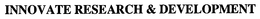 INNOVATE RESEARCH & DEVELOPMENT trademark