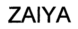 ZAIYA trademark