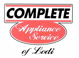 COMPLETE APPLIANCE SERVICE OF LODI trademark