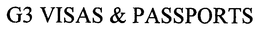 G3 VISAS & PASSPORTS trademark