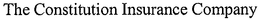 CONSTITUTION INSURANCE COMPANY trademark