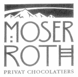 MOSER ROTH PRIVAT CHOCOLATIERS trademark