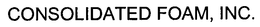 CONSOLIDATED FOAM INC. trademark