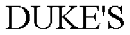 DUKE'S trademark