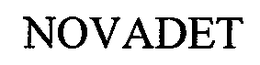 NOVADET trademark