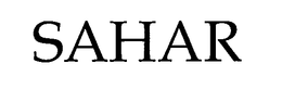 SAHAR trademark