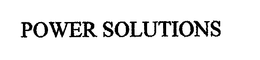 POWER SOLUTIONS trademark