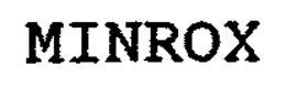 MINROX trademark
