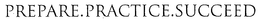 PREPARE.PRACTICE.SUCCEED trademark