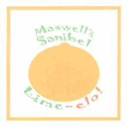 MAXWELL'S SANIBEL LIME-ELO! trademark