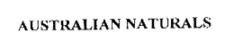 AUSTRALIAN NATURALS trademark