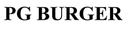 PG BURGER trademark