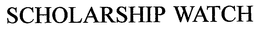 SCHOLARSHIP WATCH trademark