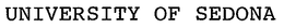 UNIVERSITY OF SEDONA trademark