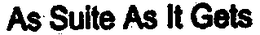 AS SUITE AS IT GETS trademark