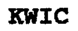 KWIC trademark