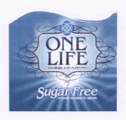 ONE LIFE DZL GEAR SUGAR FREE VITAMIN ENHANCED WATER trademark