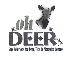 OH DEER SAFE SOLUTIONS FOR DEER, TICK &MOSQUITO CONTROL trademark
