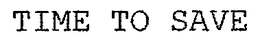TIME TO SAVE trademark