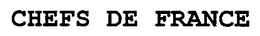 CHEFS DE FRANCE trademark