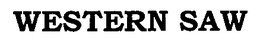 WESTERN SAW trademark