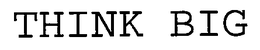 THINK BIG trademark