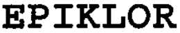 EPIKLOR trademark