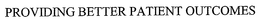 PROVIDING BETTER PATIENT OUTCOMES trademark