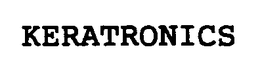 KERATRONICS trademark