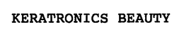 KERATRONICS BEAUTY trademark