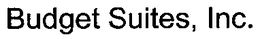 BUDGET SUITES, INC. trademark