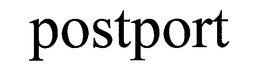 POSTPORT trademark