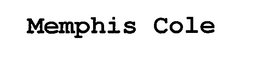 MEMPHIS COLE trademark
