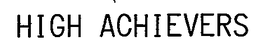 HIGH ACHIEVERS trademark