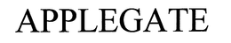 APPLEGATE trademark
