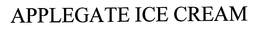 APPLEGATE ICE CREAM trademark
