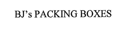 BJ'S PACKING BOXES trademark