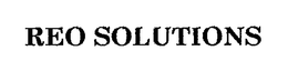 REO SOLUTIONS trademark